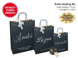 BUSTE IN CARTA SEALING BLU 